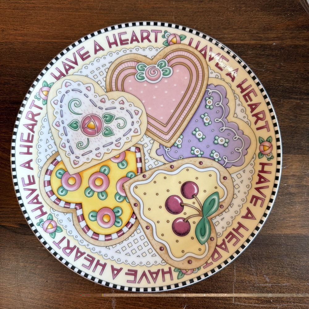 Mary Engelbreit Have A Heart 8.5" Salad/Dessert Plate
